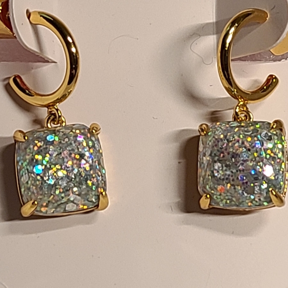 Kate spade opal glitter huggies - Picture 1 of 4